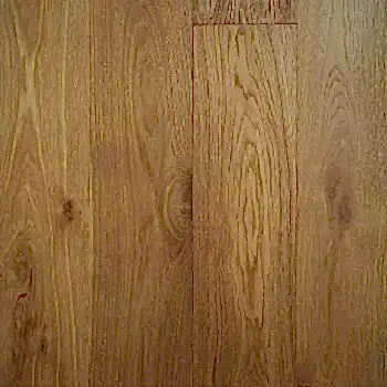 Close-up front view of Rich Smoked Oak flooring showing deep, dark tones and rich grain detail