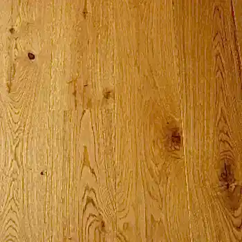 Close-up of Natural Oak Click flooring with brushed and oiled finish