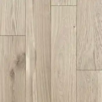 Close-up of Unfinished Classic Oak Wood Flooring surface texture
