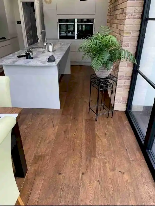 Ditorian Vintage Oak Distressed Hard Wax Oiled Wood Flooring 190 x 3/14 x 1900mm - Image 5