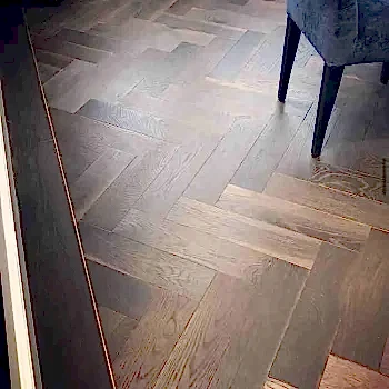 Metal Brass Inlay Floor Strips - Satin Brass