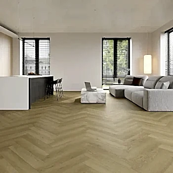 SPC herringbone light smoked