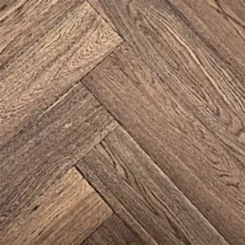 Chestnut Double Smoked Oak Herringbone Flooring 150 x 4/14 x 600mm