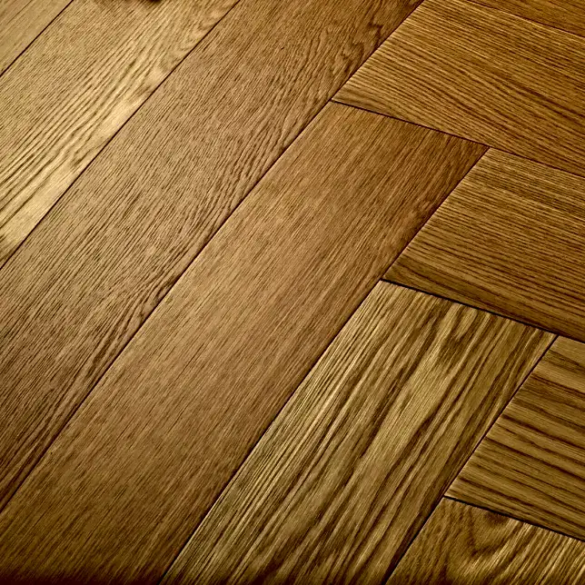 Herringbone Prime Natural Oak Flooring 150 x 3/14 x 600mm