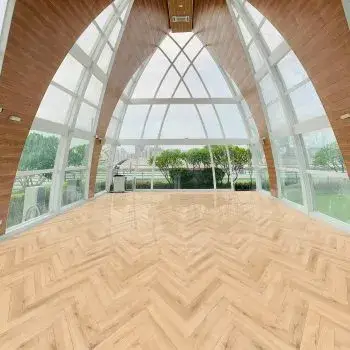 New Deluxe Laminate Invisible Oak Colour Herringbone 12 x 101 x 606mm