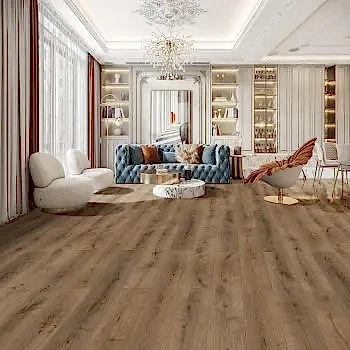 New Deluxe Laminate Smoked Oak Colour Plank 12 x 198 x 1218mm