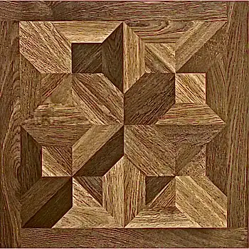 Provence Artisan Smoked Oak Bespoke Geometric Parquet Flooring – Premium Engineered Design