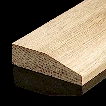 Chamfered Solid Oak Skirting