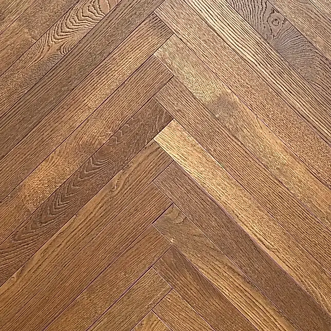Double Smoked Oak Fishbone Herringbone