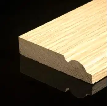 Taurus Solid Oak Skirting from Woodfloors4u featuring a bold, decorative profile
