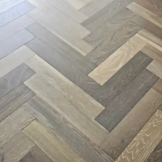 Eco Range Parquet Iceberg Oak Engineered Wood Flooring 90 x 2/14 x 450mm